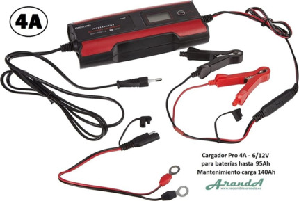 4A 140Ah Cargador de Baterías Absaar 6/12V