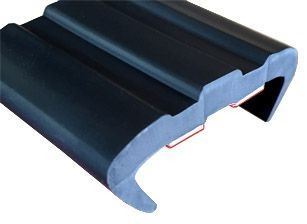 55x16mm Moldura Adhesiva Semiflexible · Color Negro