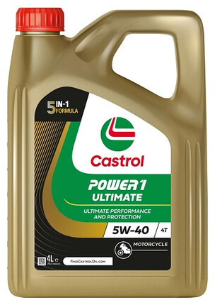 5W40 Castrol Power1 Ultimate 4T · 100% Sintético