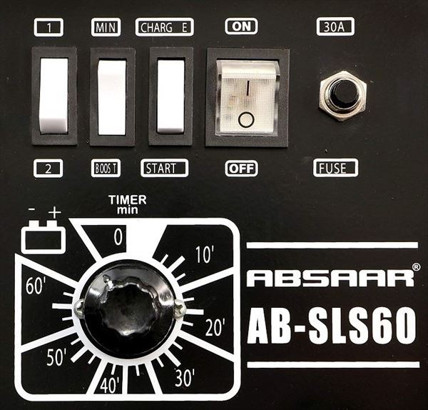 60A Cargador/Arrancador de Baterías Profesional Absaar 12/24V (3)