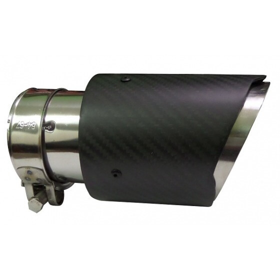 ø63mm  Cola de Escape Tipo Carbono L170mm (1)