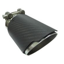 ø63mm  Cola de Escape Tipo Carbono L170mm