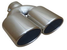 ø61mm Cola de Escape Doble Salida L220mm