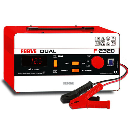 80 a 225 Ah Cargador Ferve Automatic 12-24V 10-20A