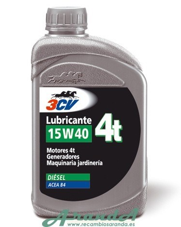 Aceite 15W40 3CV Generadores 4T 1 litro