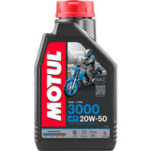 Aceite 4T 20W50 Motul 3000 · 1 litro · Mineral
