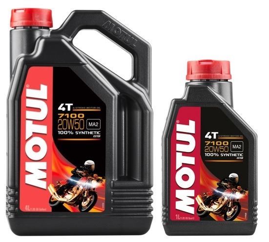 20W50 Motul 7100 Aceite Moto 4T · 100% Sintético