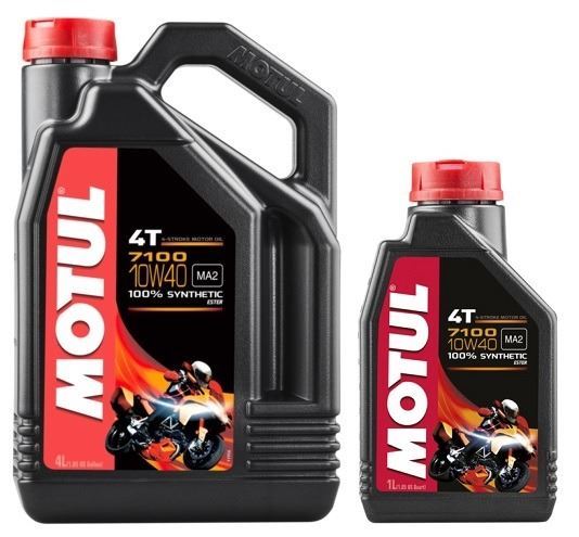 Motul 10W40 7100 Aceite Moto 4T · 100% Sintético