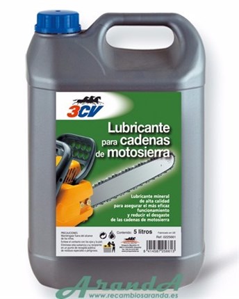 Aceite Cadenas Motosierras 5 litros 3CV