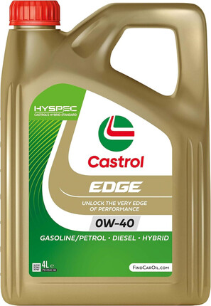 Aceite Castrol Edge 0W40  · 4L