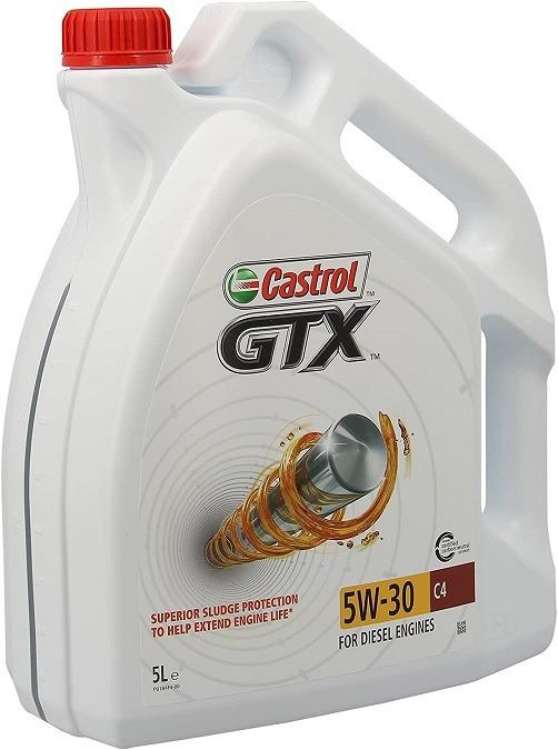 Aceite Castrol GTX 5W30 · Acea C4 RN0720 · 5 litros