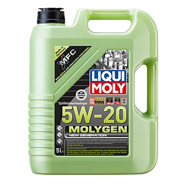 Aceite Liqui Moly 5W20 Molygen New Generation · 5 Litros