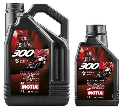Aceite 4T Motul 300V2 10W50 Moto Road/Off Racing