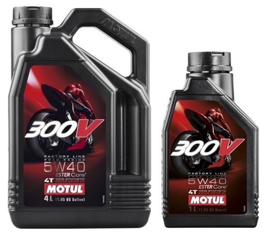 Aceite Moto 4T Motul 300V 5W40 Road Racing