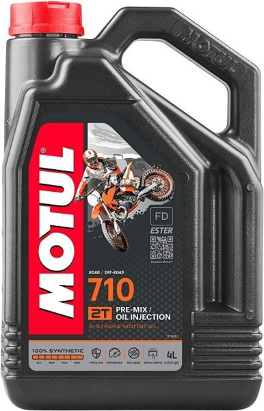 Motul 710 Aceite Moto 2T · Road y Off-Road · 100% Sintético · (1)