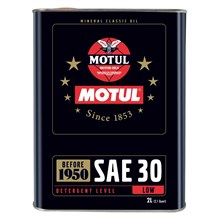 Aceite Motul SAE 30 · Mineral Classic Oil · 2 Litros