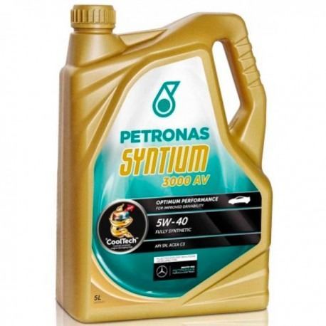 Aceite Petronas 5W40 Syntium 3000AV · 5 Litros