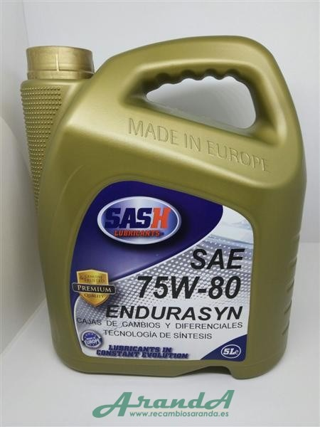 Aceite Sash SAE 75W80 · 5 Litros