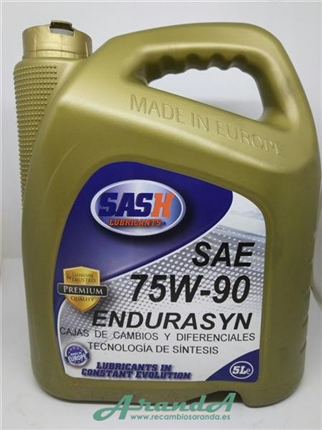 Aceite Sash SAE 75W90 · 5 Litros