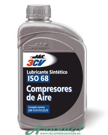 3CV Aceite Sintético ISO 68 · Compresores de Aire · 1 litro