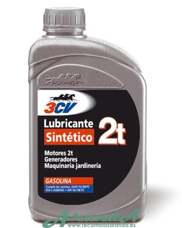 Aceite Sintético 3CV Generadores 2T 1 litro