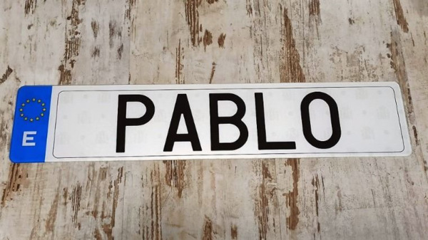 Matrículas Personalizadas en Aluminio · Colores y Medidas (2)