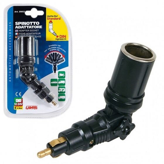 Cargador USB a enchufe toma mechero 12/24 V