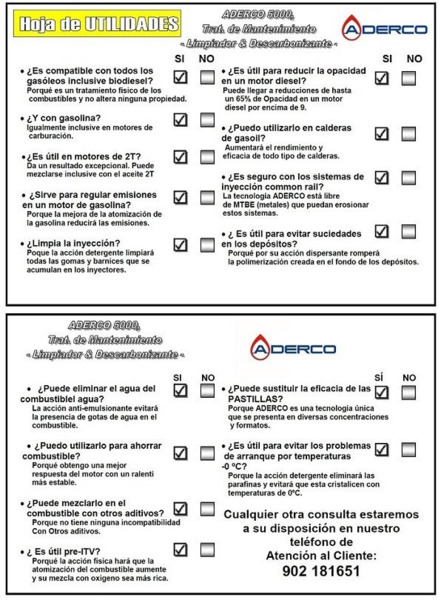 Aderco 5000 · Tratamiento Descarbonizante Pre-ITV · 125ml (3)