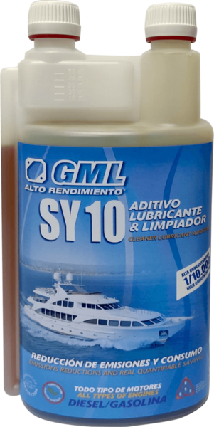 Aderco SY10 Náutica 1 litro · Tratamiento combustible para motores marinos