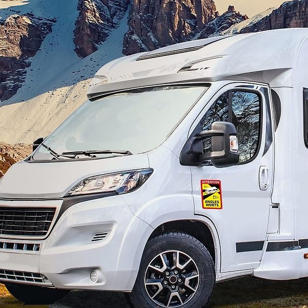 Adhesivo Ángulos Muertos Autocar/Autocaravana · Señalización Homologada Europa (1)