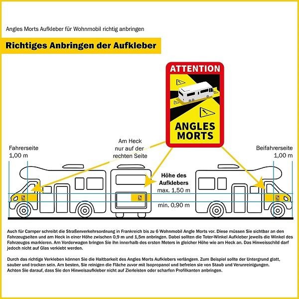 Adhesivo Ángulos Muertos Autocar/Autocaravana · Señalización Homologada Europa (4)
