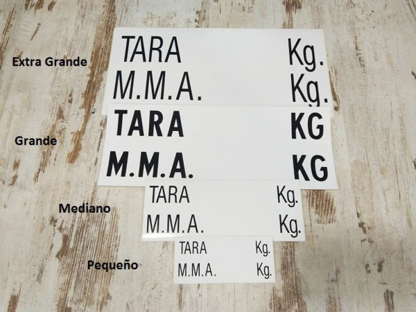 Adhesivo TARA / MMA · Señalización Homologada (3)