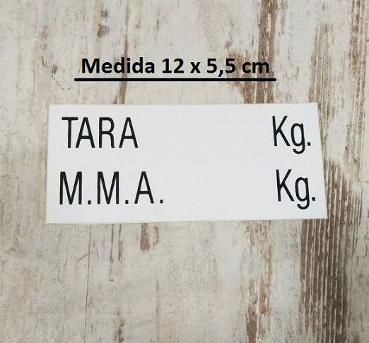 Adhesivo TARA / MMA · Señalización Homologada (1)