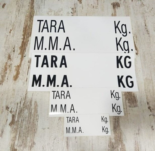 Adhesivo TARA / MMA · Señalización Homologada (1)