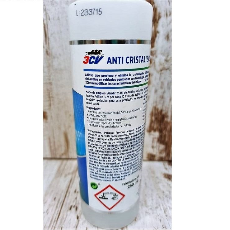 Anticristalización AdBlue · Aditivo 3CV · 250ml