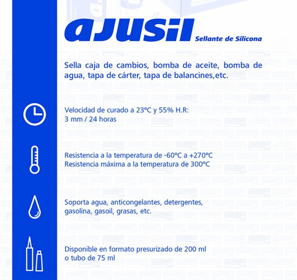 Ajusil Formador de juntas · Sellante de silicona (1)