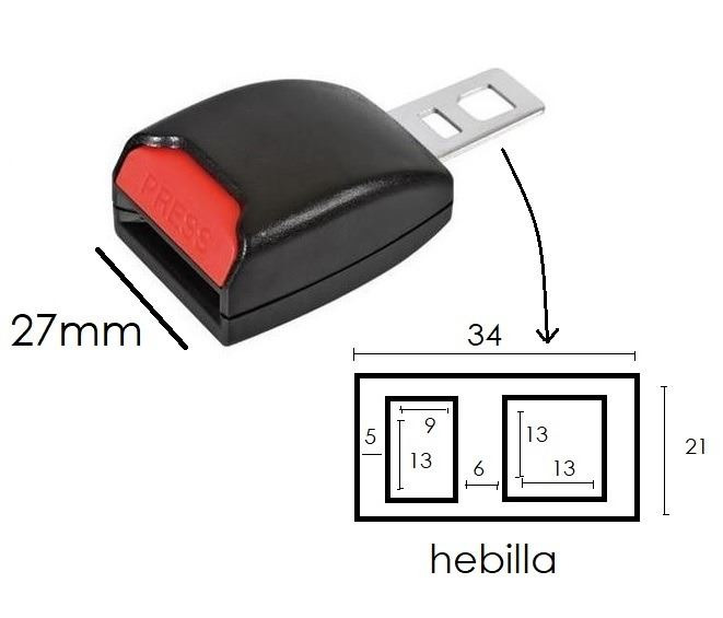 Alargador de Cinturón Seguridad · Extensor de 7cm