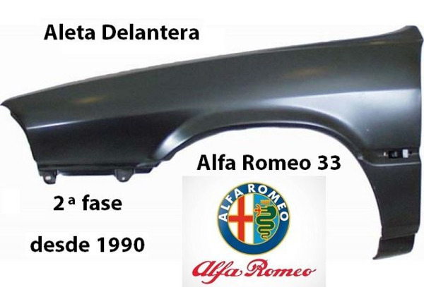 Alfa Romeo 33 1990-1995 Aleta Delantera. 2ª fase Alfa 33 (1)