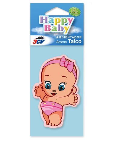 Ambientador Celulosa 3CV Happy Baby Niña Talco