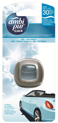 Ambipur Car · Ambientador Desechable ·SKY - 2ml