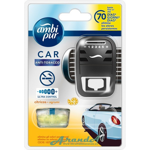 Ambipur Car Plus Cítricos AntiTabaco 7ml