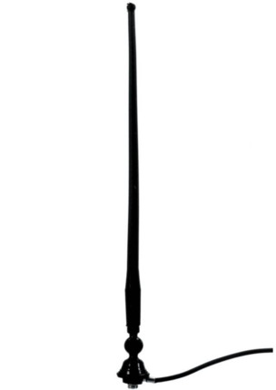 Antena de Caucho 12V. Ajustable 0º-180º