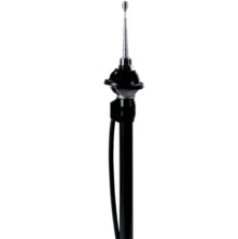 Antena Aleta Telescópica 0º-43º. Cable 1,2m. Negra / Cromada