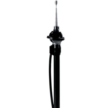 Antena Telescópica 0º-43º. Cable 1,2m. Negra / Cromada