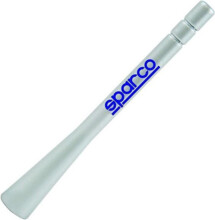 Antena Sparco Urban. Color plata logo azul