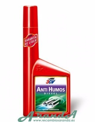 Antihumos Diesel 3CV · Reducir emisiones 350ml