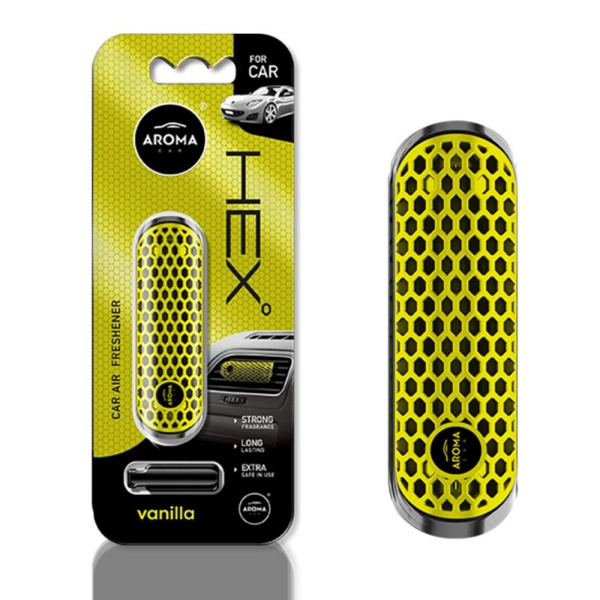 AROMA CAR ambientador coche · HEX de polímero (1)