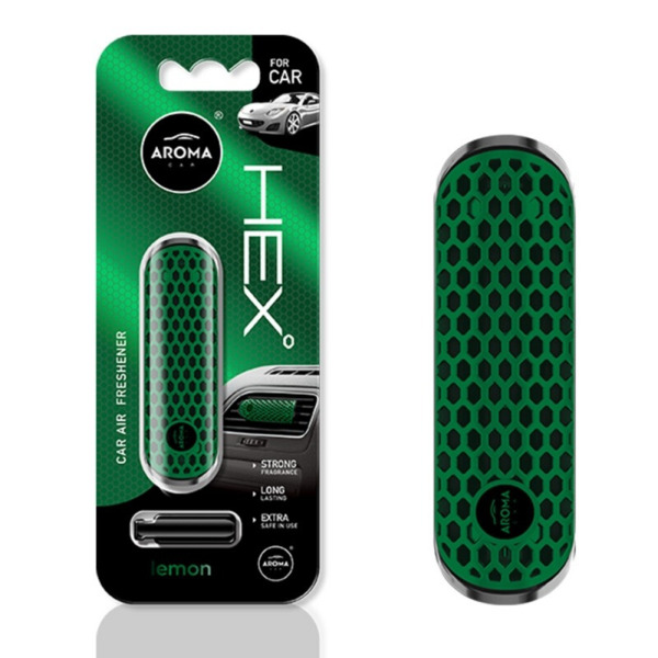 AROMA CAR ambientador coche · HEX de polímero (1)