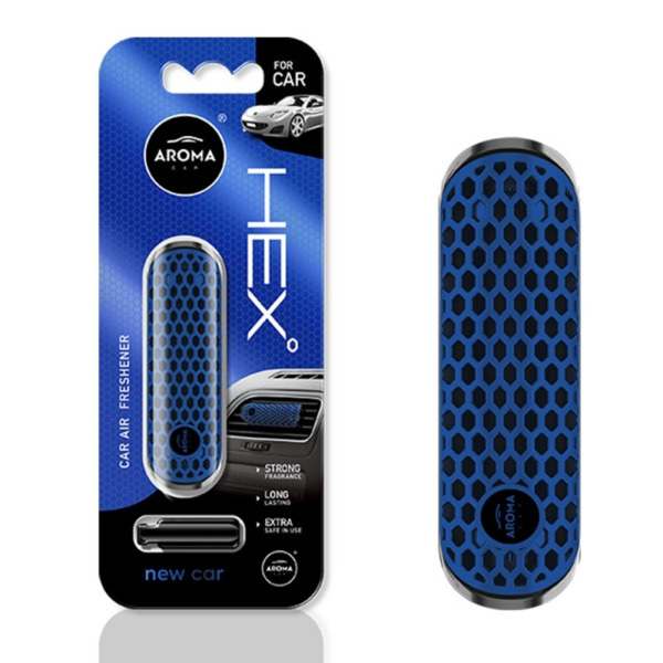 AROMA CAR ambientador coche · HEX de polímero (1)