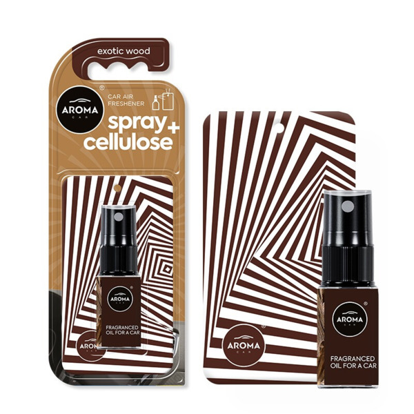 AROMA CAR ambientador coche · Spray 30ml + celulosa (1)